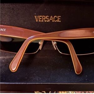 Versace Sunglasses Mafia Boss Lady Vibe Crystal Rhinestone sophisticated Style